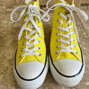 Converse All Star vibrant yellow High-Top Sneakers unisex